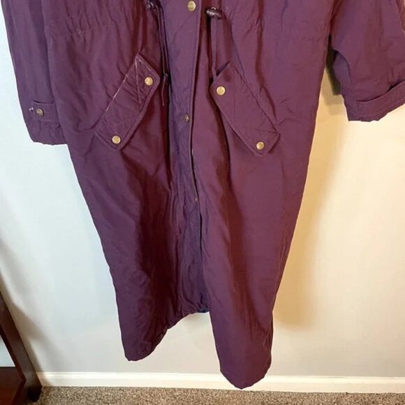 LL Bean Vintage Purple Thinsulate Parka Long Winter Coat in Size Medium/Large - Picture 6 of 16